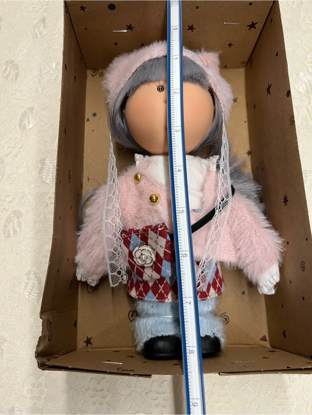 New, 8” Mia Potato Doll with Plush Outfit and Hat